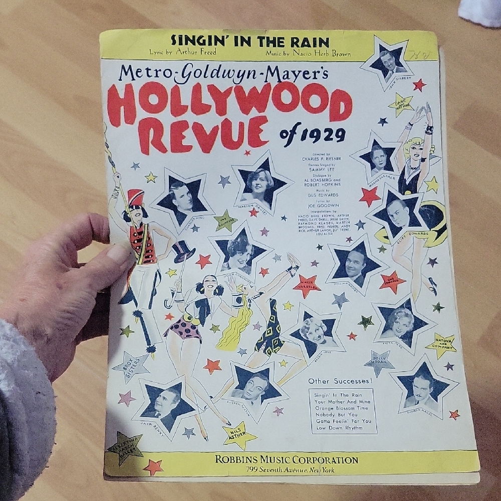 Hollywood Metro~Goldwyn~Mayer  Revue of 1929 Sheet Music